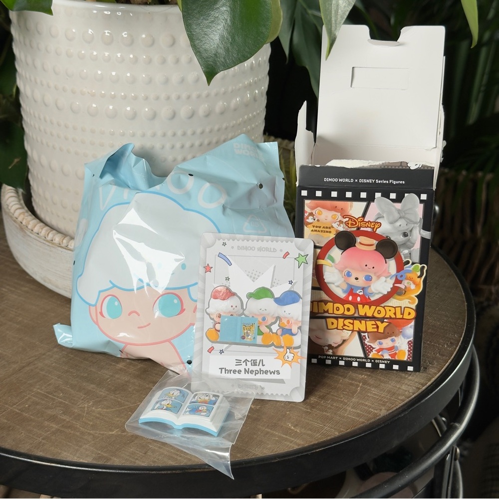 POP MART x DIMOO WORLD x Disney – Three Nephews Figure (Open Box, Sealed Bag)